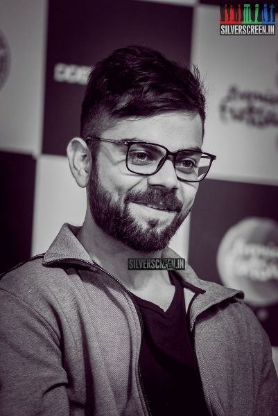 AR Rahman and Virat Kohli at Premier Futsal​ Press Meet