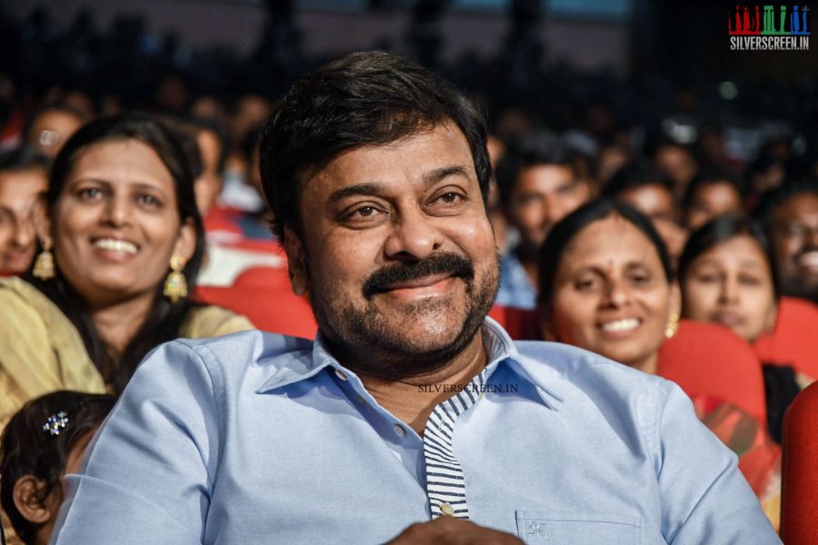 Chiranjeevi at Jakkanna Audio Launch