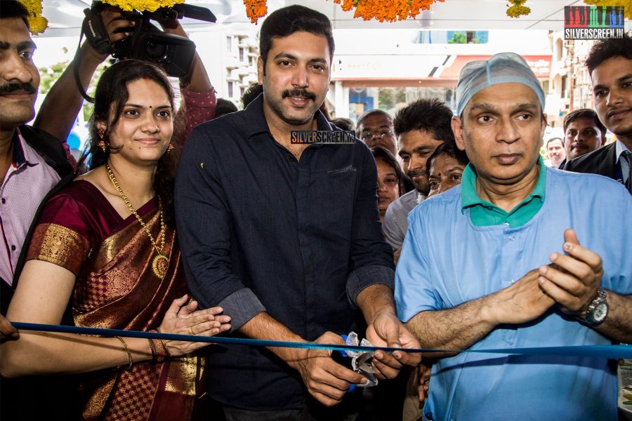 Jayam Ravi at the Inauguration of Dr Agarwal's Eye Hospital