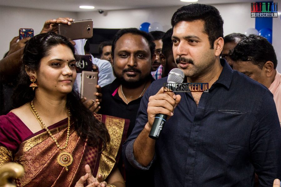 Jayam Ravi at the Inauguration of Dr Agarwal's Eye Hospital