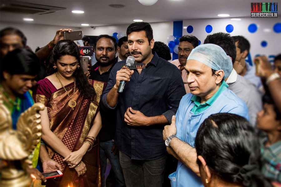 Jayam Ravi at the Inauguration of Dr Agarwal's Eye Hospital