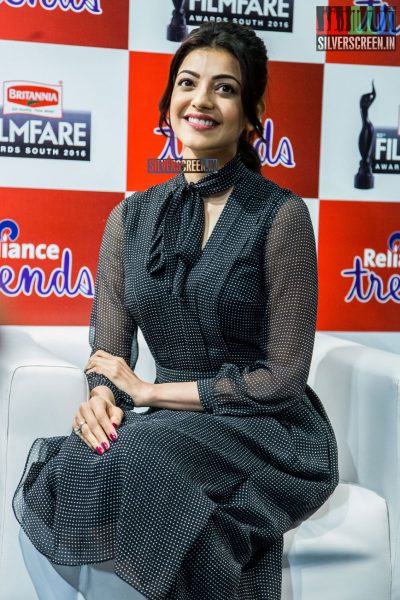 Kajal Aggarwal Promotes 63rd Filmfare Awards at Reliance Awards