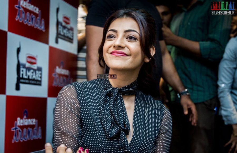 Kajal Aggarwal Promotes 63rd Filmfare Awards at Reliance Awards