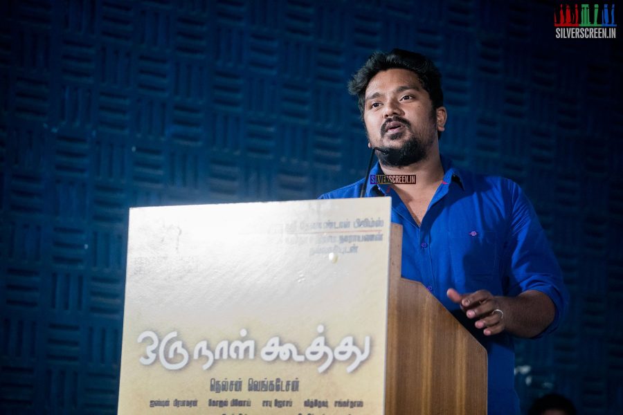 at Oru Naal Koothu Press Meet