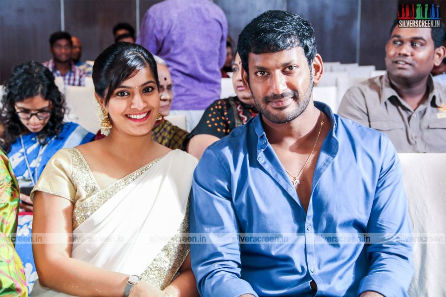 Vishal and Varalaxmi at PFCI Annual Meet