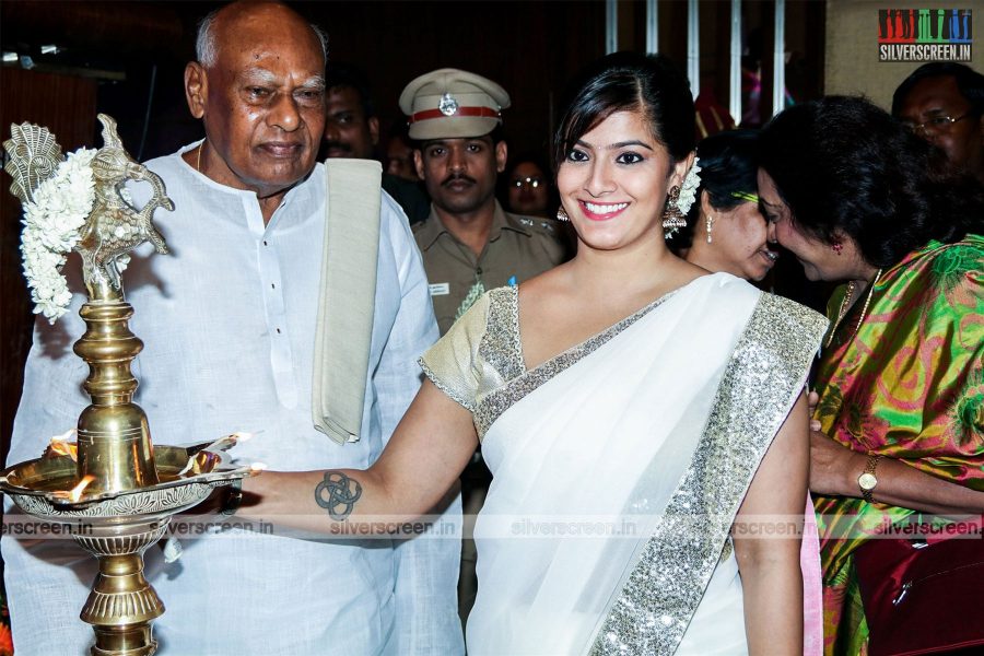 Vishal and Varalaxmi at PFCI Annual Meet