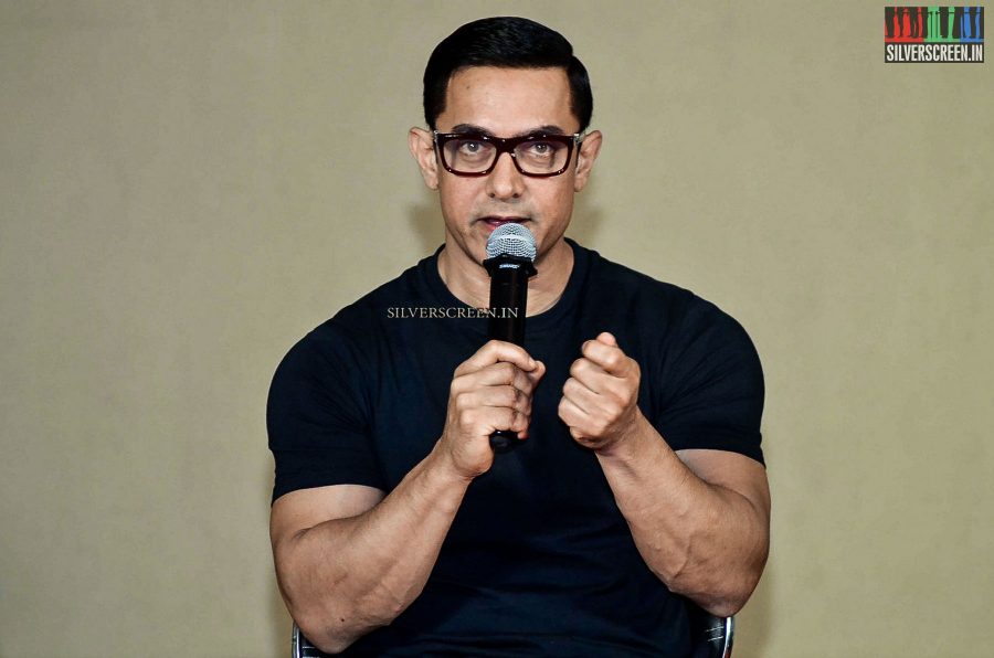 Aamir Khan at Dangal Poster Launch