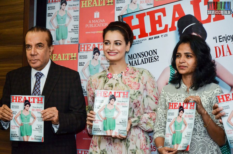 Dia Mirza at the Launch of Health and Nutrition Magazine Cover