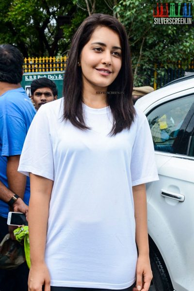 Rakul Preet Singh & Raashi Khanna at Haritha Haram Event