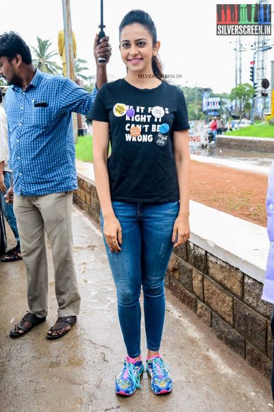 Rakul Preet Singh & Raashi Khanna at Haritha Haram Event