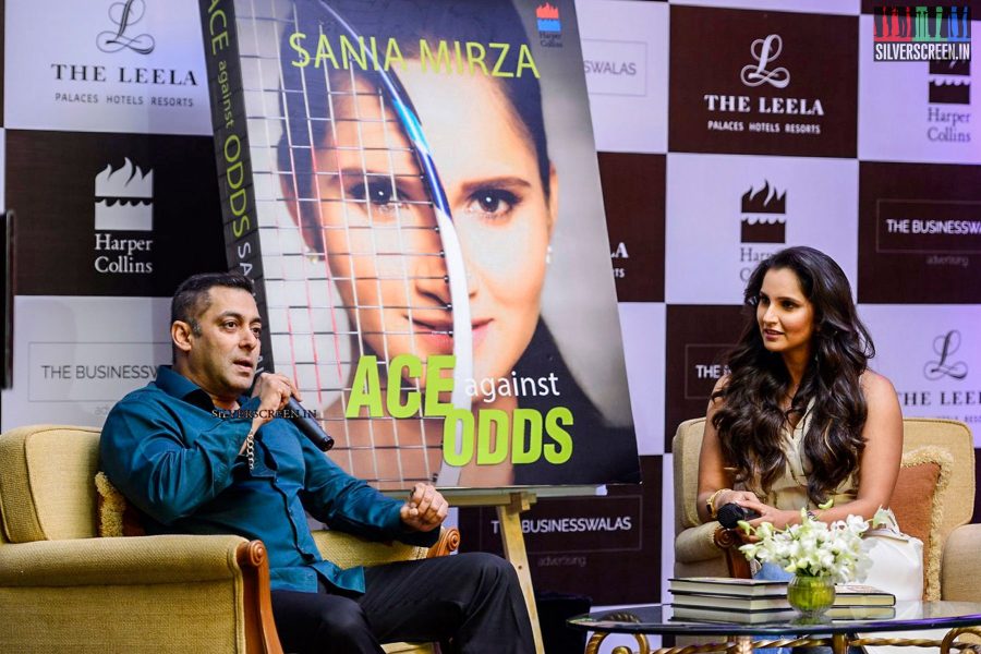 Salman Khan at Sania Mirza's Ace Against Odd Book Launch