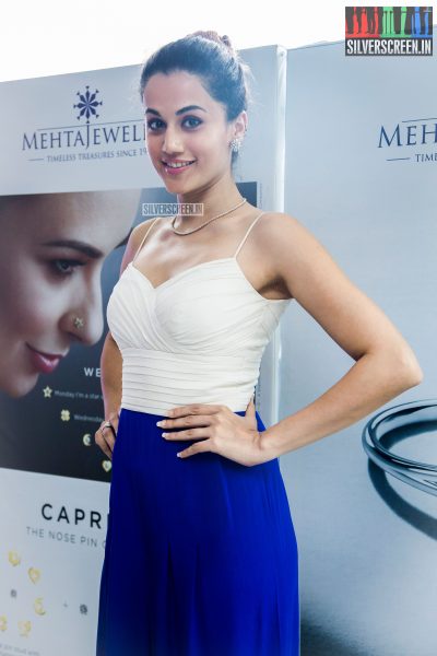 Taapsee Pannu at the launch of FOREVERMARK Diamonds