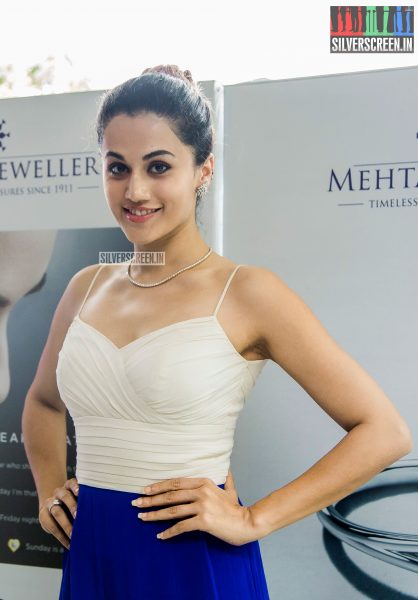 Taapsee Pannu at the launch of FOREVERMARK Diamonds