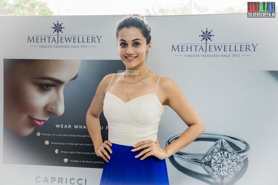 Taapsee Pannu at the launch of FOREVERMARK Diamonds