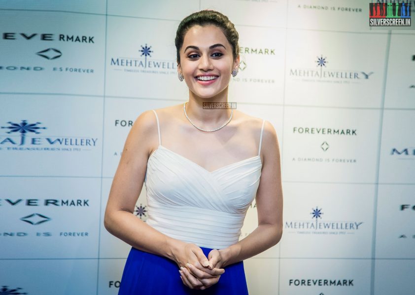 Taapsee Pannu at the launch of FOREVERMARK Diamonds