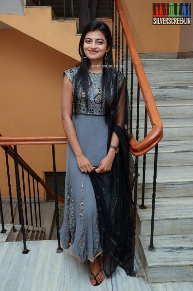 Anandhi at Tolipremalo Movie Platinum Disc Event