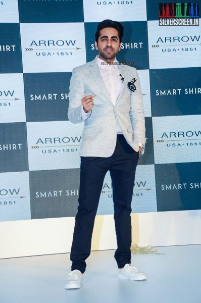 Ayushmann Khurrana at Arrow Smart Shirt Launch