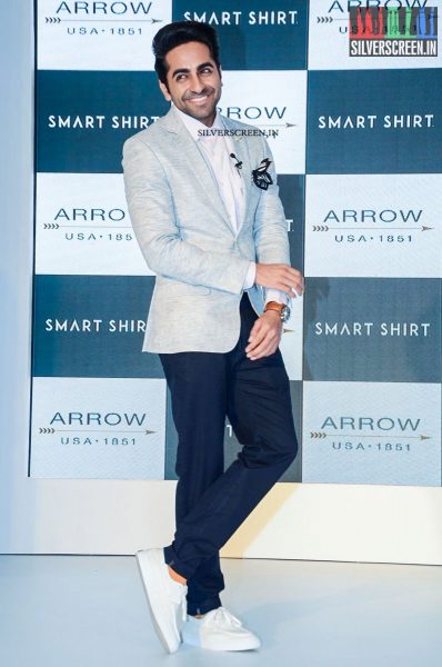 Ayushmann Khurrana at Arrow Smart Shirt Launch