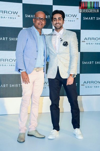 Ayushmann Khurrana at Arrow Smart Shirt Launch