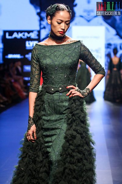 Geneilia D'Souza at Lakme Fashion Week Winter Festive 2016 for Shantanu and Nikhil