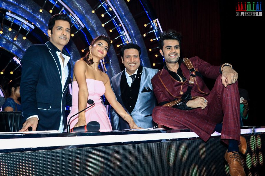 Govinda and Jacqueline Fernandez at the Jhalak Dikhhla Jaa Sets