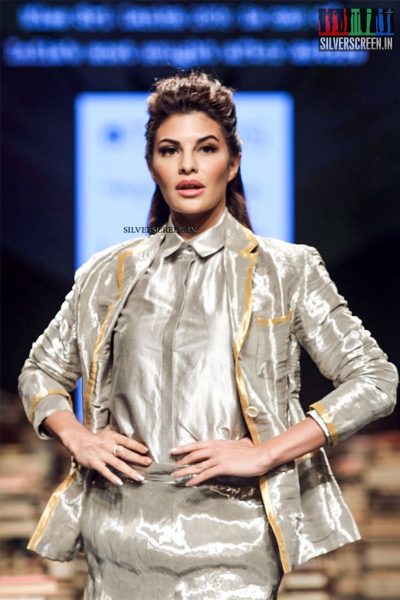 Jacqueline Fernandez at Lakme Fashion Week 2016 for Rajesh Pratap Singh