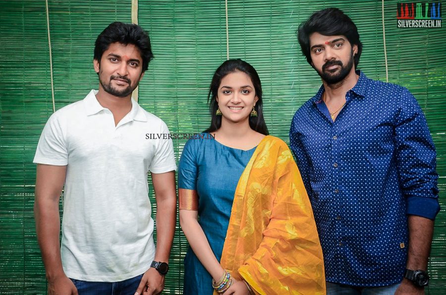 Nani and Keerthy Suresh at Nenu Local Movie Launch