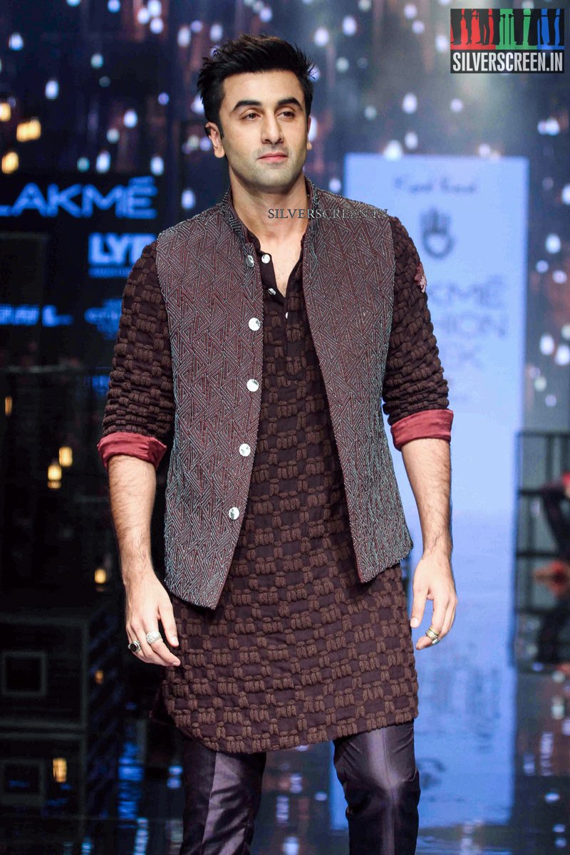 Ranbir Kapoor at Lakme Fashion Week Winter Festive 2016 for Kunal Rawal ...