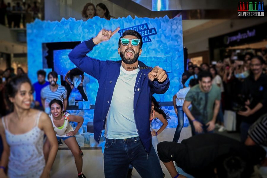 Ranveer Singh at the Launch of Colgate MaxFresh Power Freeze