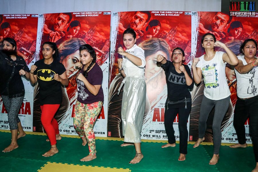 Sonakshi Sinha Felicitates Students of Akshay Kumar's Karate Academy