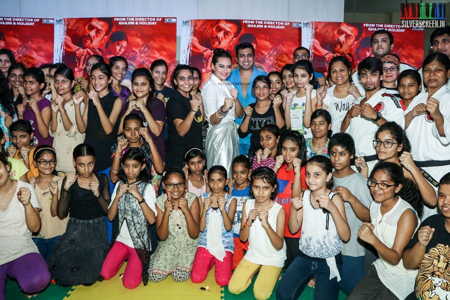 Sonakshi Sinha Felicitates Students of Akshay Kumar's Karate Academy