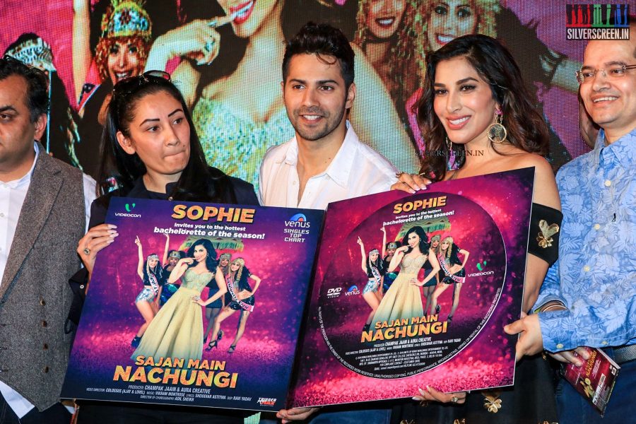 Sophie Choudry at the launch of her New Single Track Sajan Main Nachungi