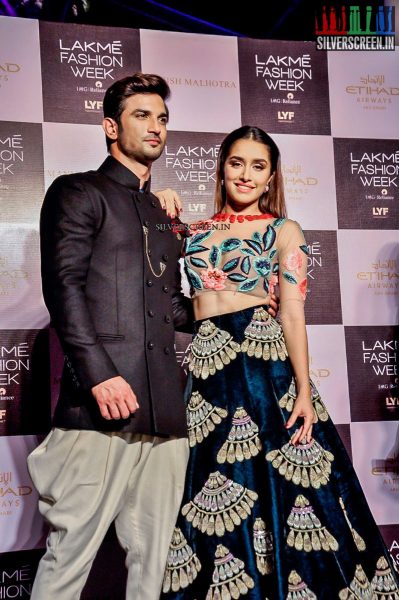 Sushant Singh Rajput and Shraddha Kapoor at Lakme Fashion Week 2016