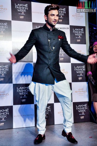 Sushant Singh Rajput and Shraddha Kapoor at Lakme Fashion Week 2016