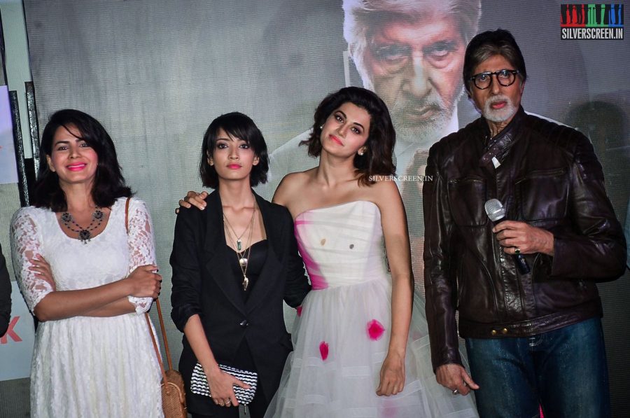 Taapsee Pannu and Amitabh Bachchan at Pink Trailer Launch