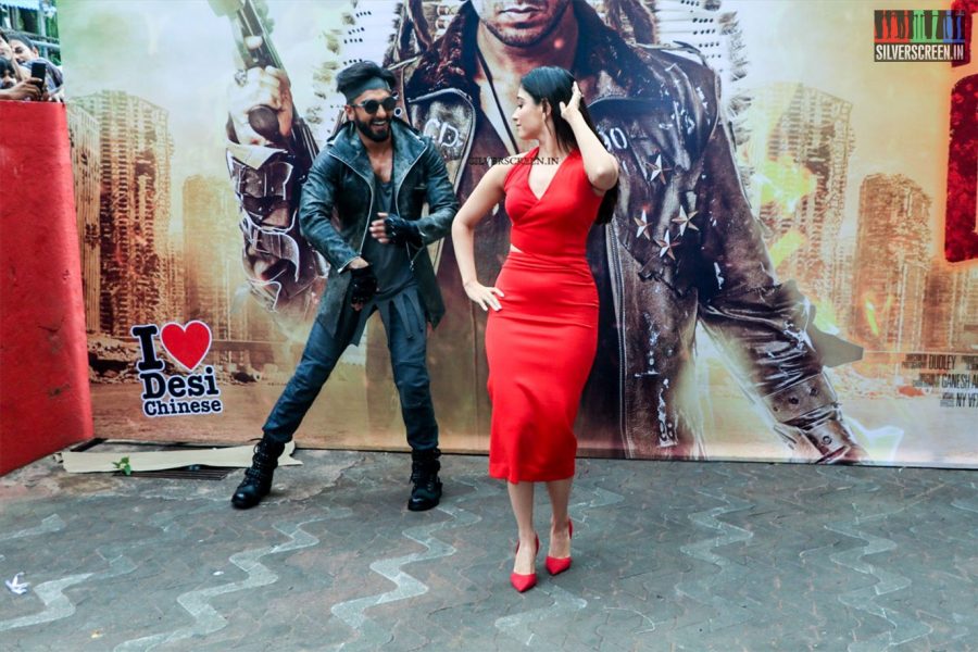 Tamannaah Bhatia and Ranveer Singht at the Premier Of Film Ranveer Ching