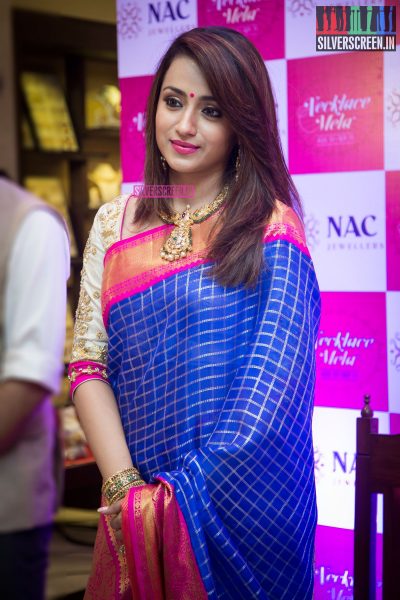 Trisha Krishnan at the Launch of NAC Jewellers Necklace Mela