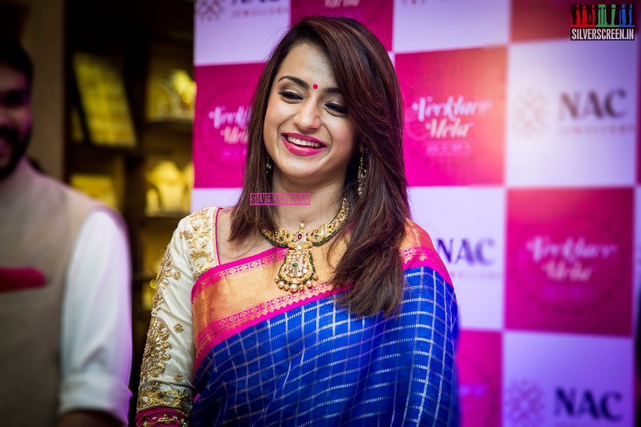 Trisha Krishnan at the Launch of NAC Jewellers Necklace Mela