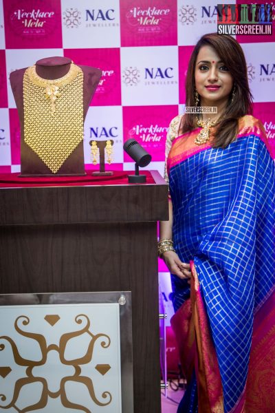 Trisha Krishnan at the Launch of NAC Jewellers Necklace Mela