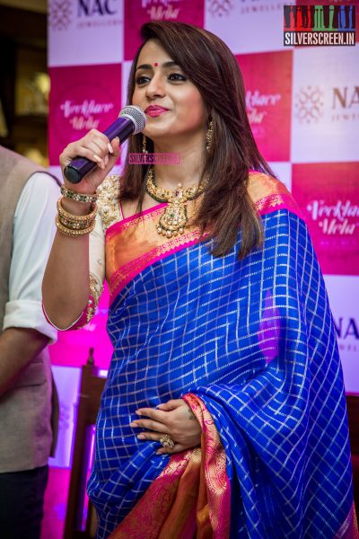 Trisha Krishnan at the Launch of NAC Jewellers Necklace Mela