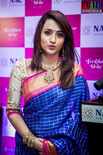 Trisha Krishnan at the Launch of NAC Jewellers Necklace Mela