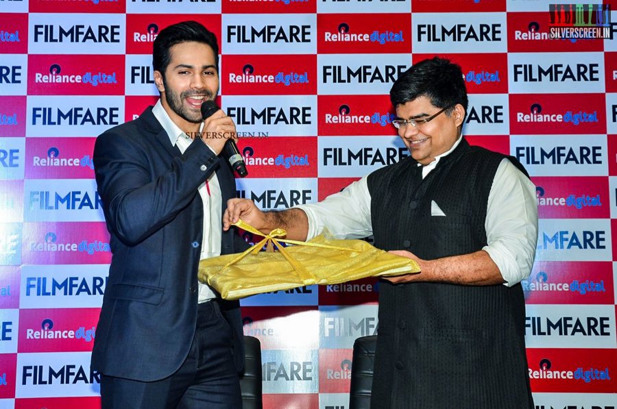 Varun Dhawan Launches the Latest Cover of Filmfare