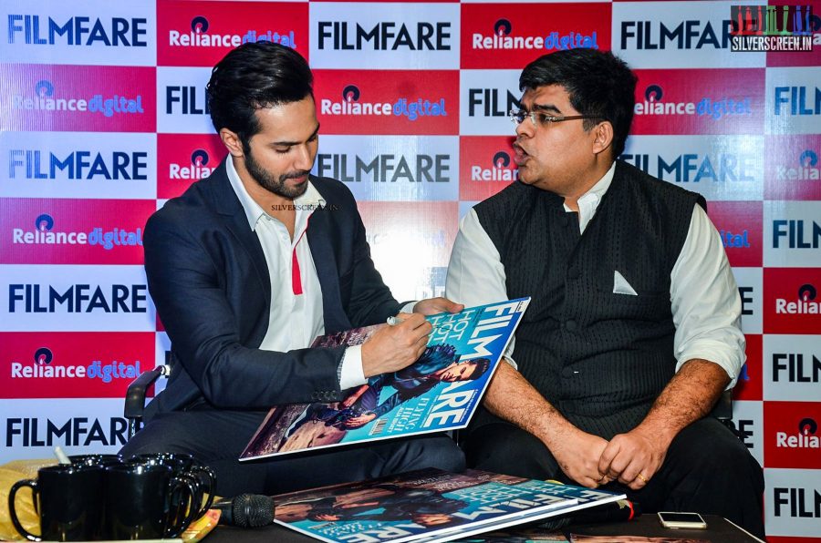 Varun Dhawan Launches the Latest Cover of Filmfare