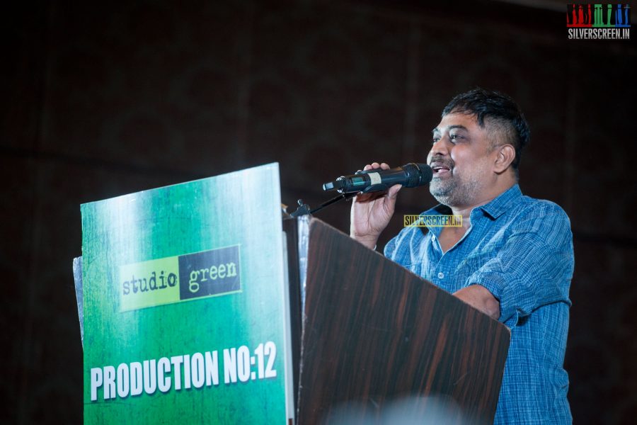 at Allu Arjun-Studio Green Movie Announcement Event