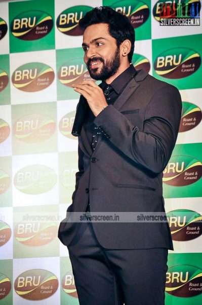 Karthi Sivakumar at the Launch of The New Pack of Bru Roast & Ground