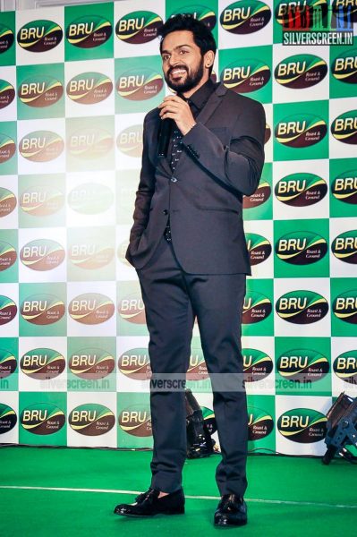 Karthi Sivakumar at the Launch of The New Pack of Bru Roast & Ground