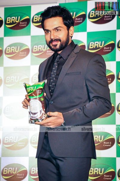 Karthi Sivakumar at the Launch of The New Pack of Bru Roast & Ground