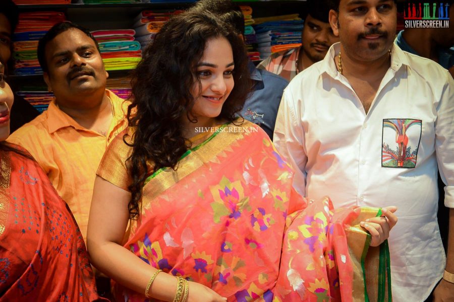 Nithya Menen at the Launch of Kalamandir's 25th Store