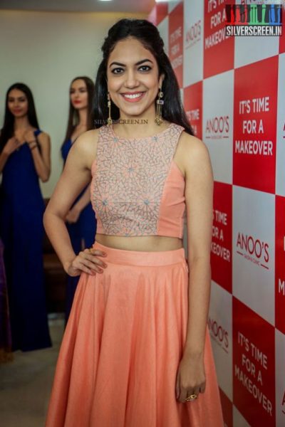 Ritu Varma at the Launch of Anoos Franchise Salon