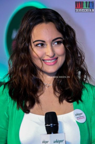 Sonakshi Sinha at LikeAGirl Campaign for Whisper India